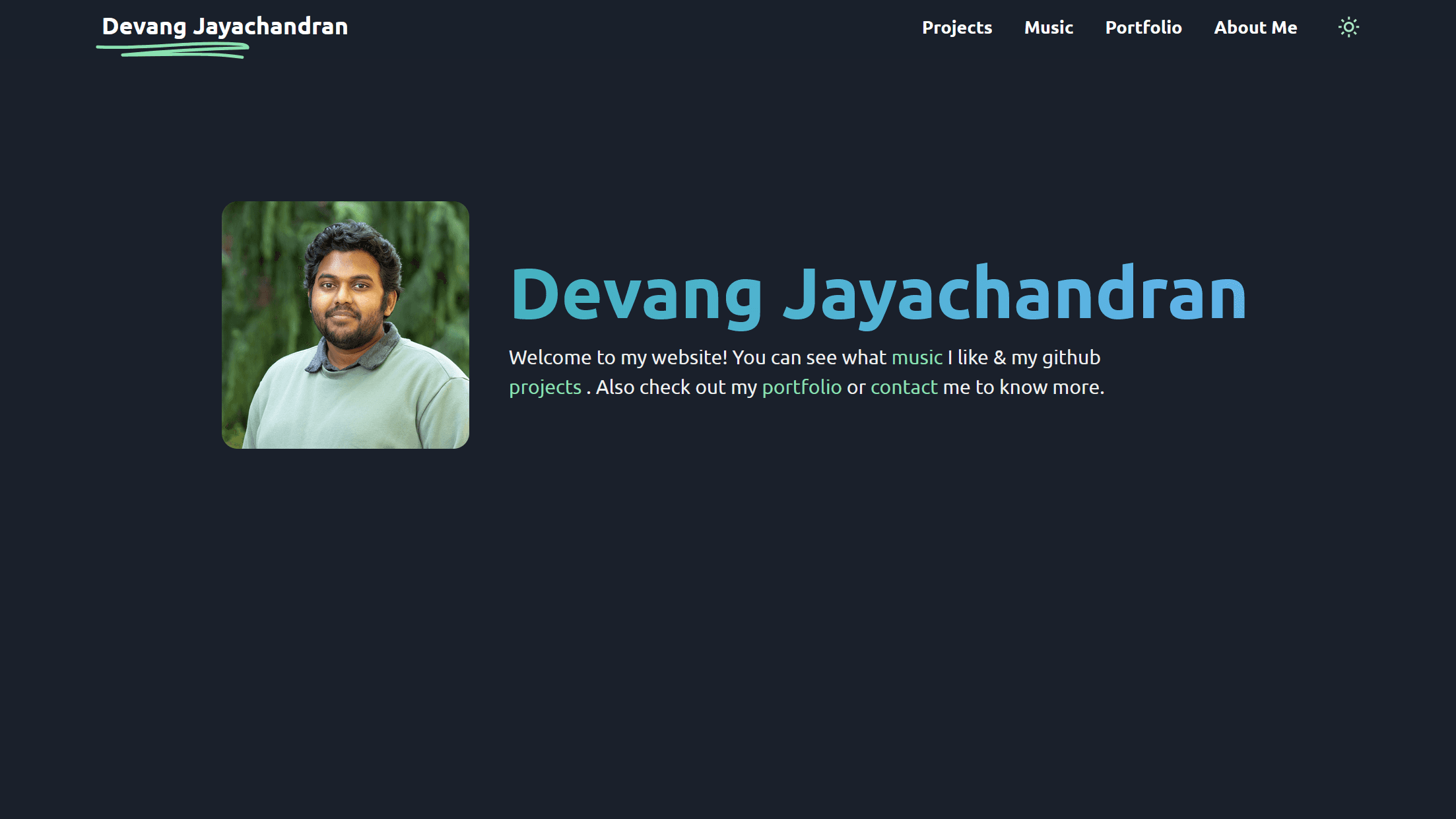 My Website screenshot